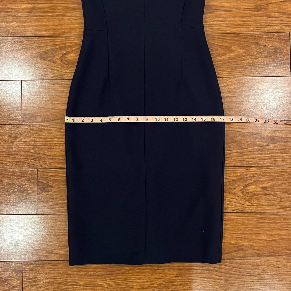 Hugo Boss Black V-Neck Short Sleeve Sheath Dress - Picture 13 of 15
